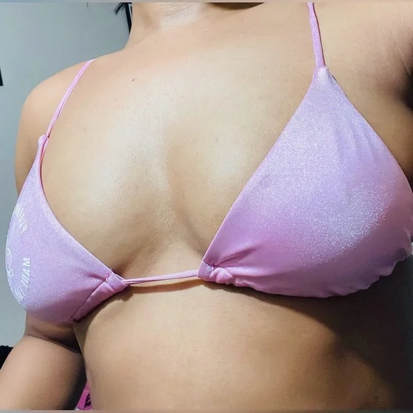 Playboy by Pacsun Light Pink Made For Icons Bikini Top Size S 🐰🐰🐰 - Picture 4 of 8